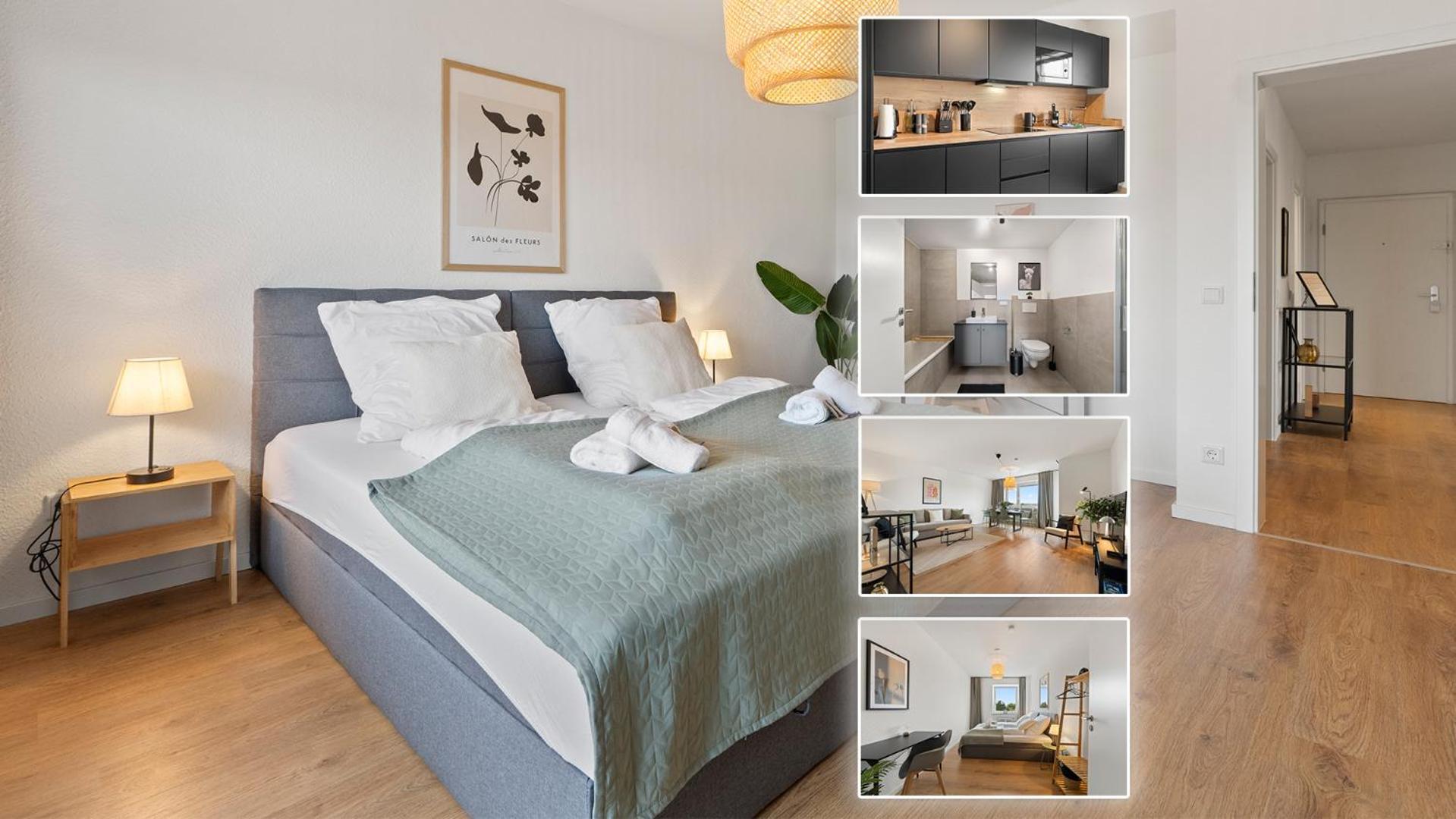 *Top* Moderne Wohnung - Naehe Koeln: Dom, Messe, Flughafen, Lanxess-Arena Bergisch Gladbach Bagian luar foto